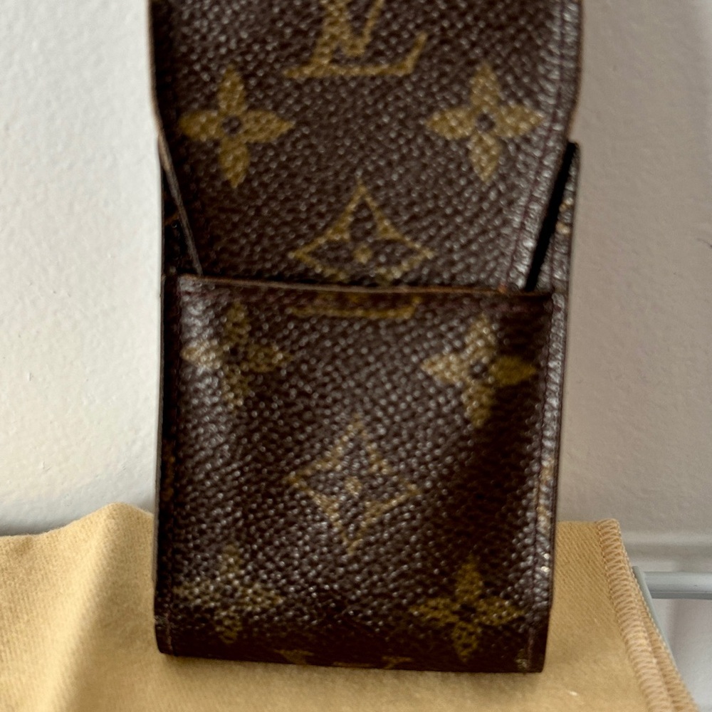 Louis Vuitton Monogram Brown cigarette case. - Picture 9 of 9